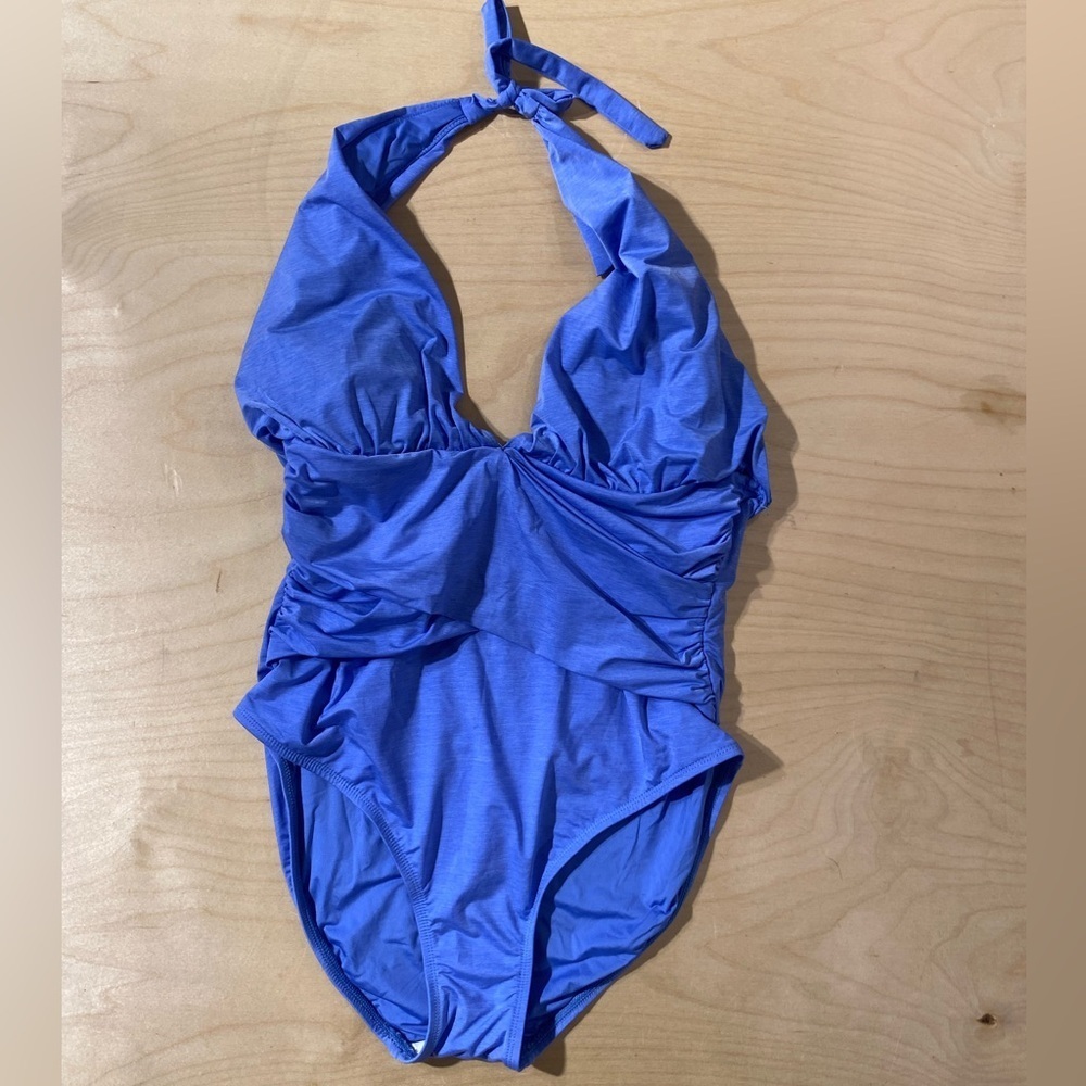 La Blanca Vibrant Blue One Piece Size 10 (PE)